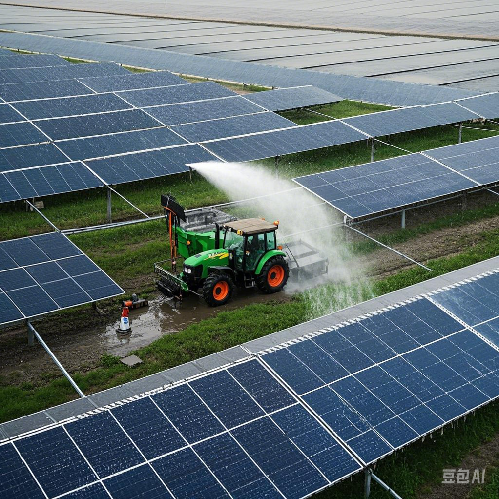 The Application of Key Components in Photovoltaic Cleaning Machines