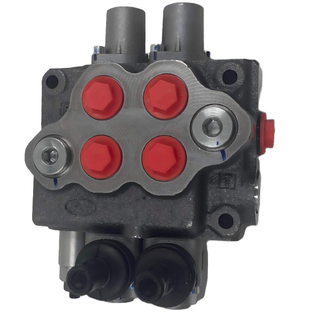 walvoil SD5/2-P(KG3-175)/18L/18LAET Manual Hydraulic Monoblock 2-Spool Control Valve