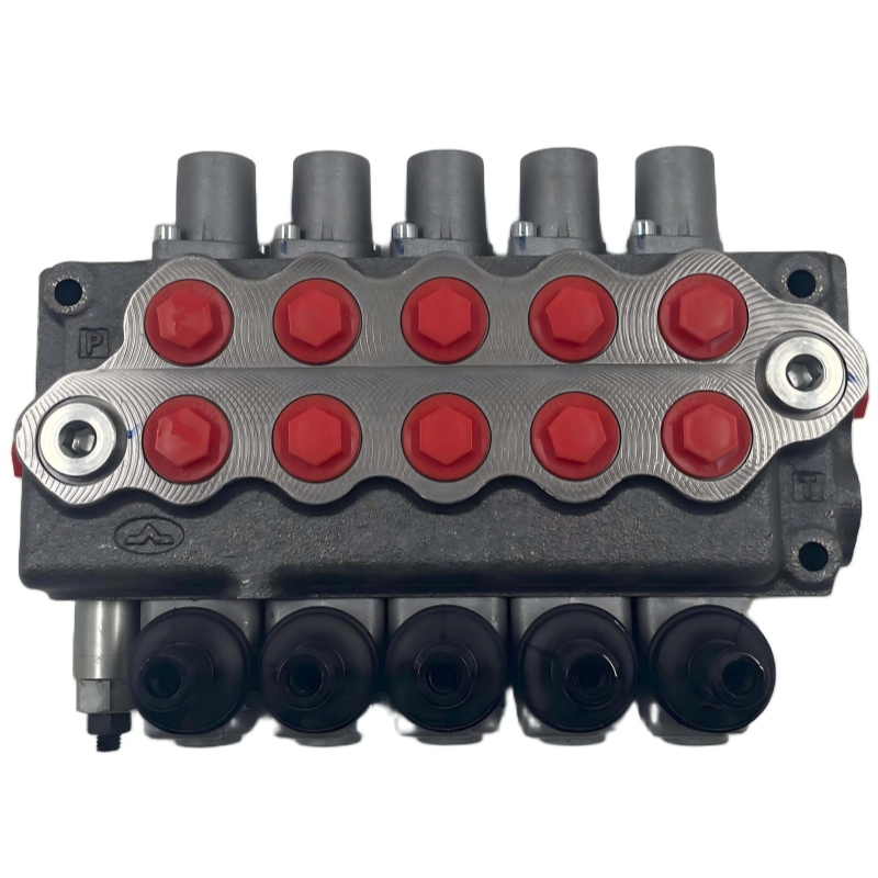 Walvoil SD5/5-P(KG3-160)/18L/18L/18L/18L/18L/AET Monoblock Manual Directional Control Valve for Metallurgy Marine Mobile Hydraulic Equipment 5 Spool