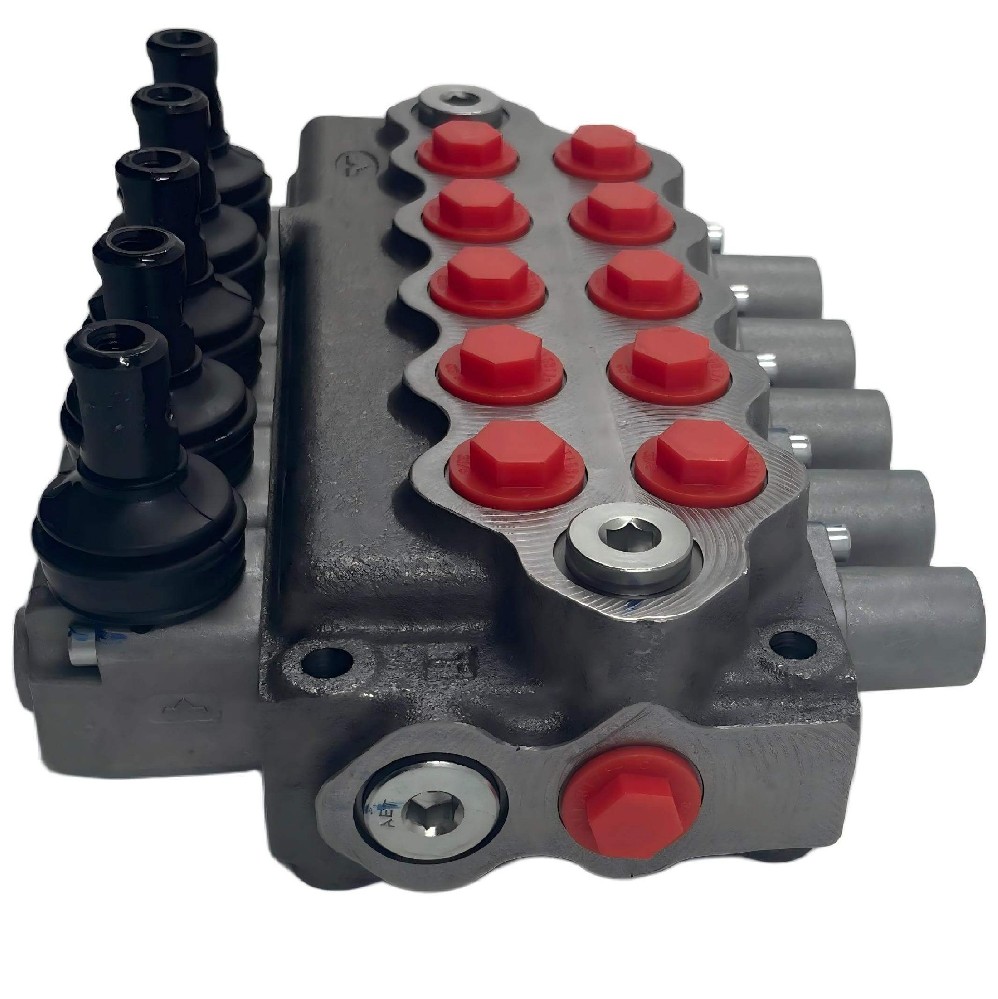Walvoil SD5/5-P(KG4-210)/28L/28L/28L/28L/28L/AET Monoblock Directional Control Valve for Outrigger Control Spring Return Hydraulic Valve