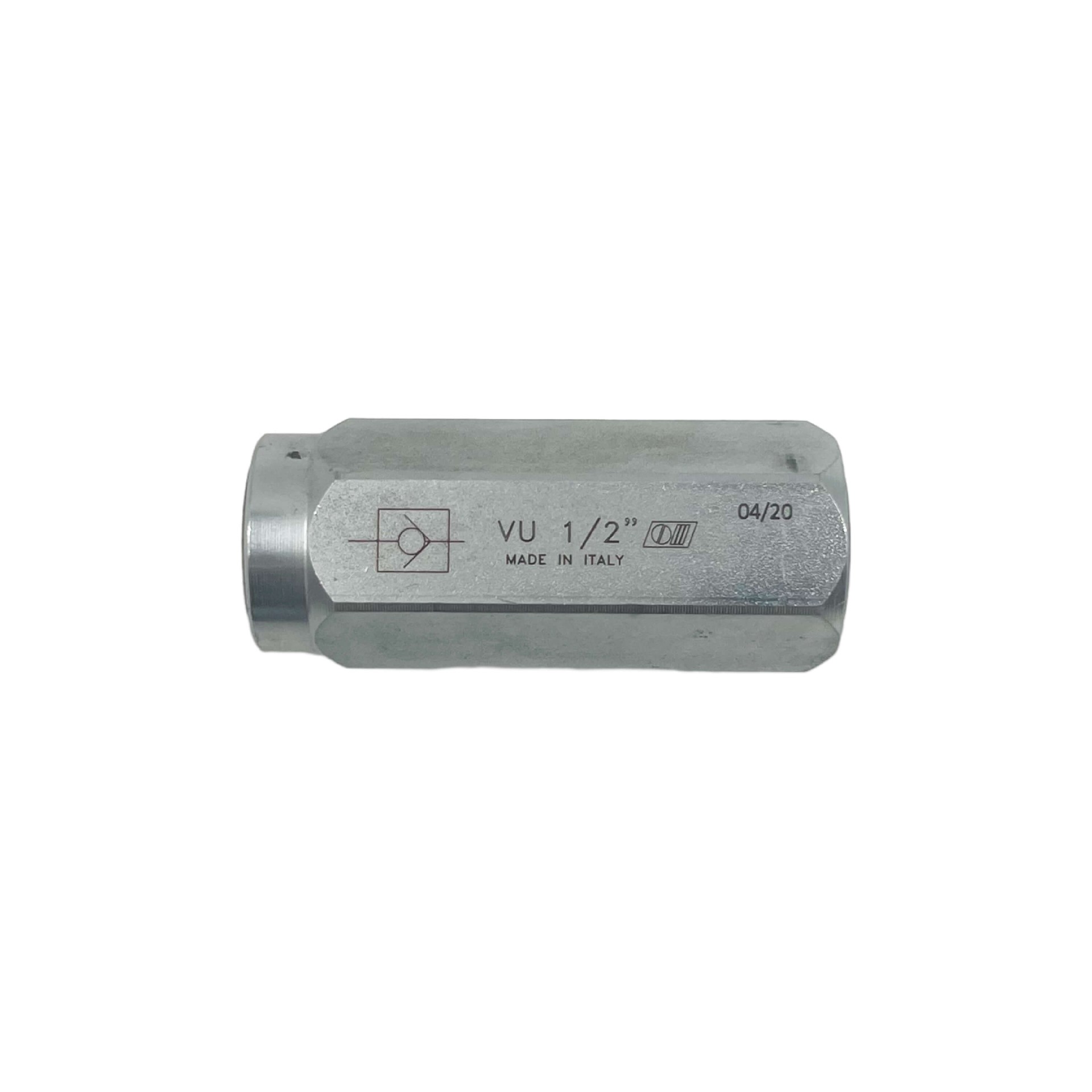 OM VU 1/2″ V0610 Threaded Inline Check Valve for Mobile Hydraulic Marine Construction Machinery Non-Return Valve1.jpg