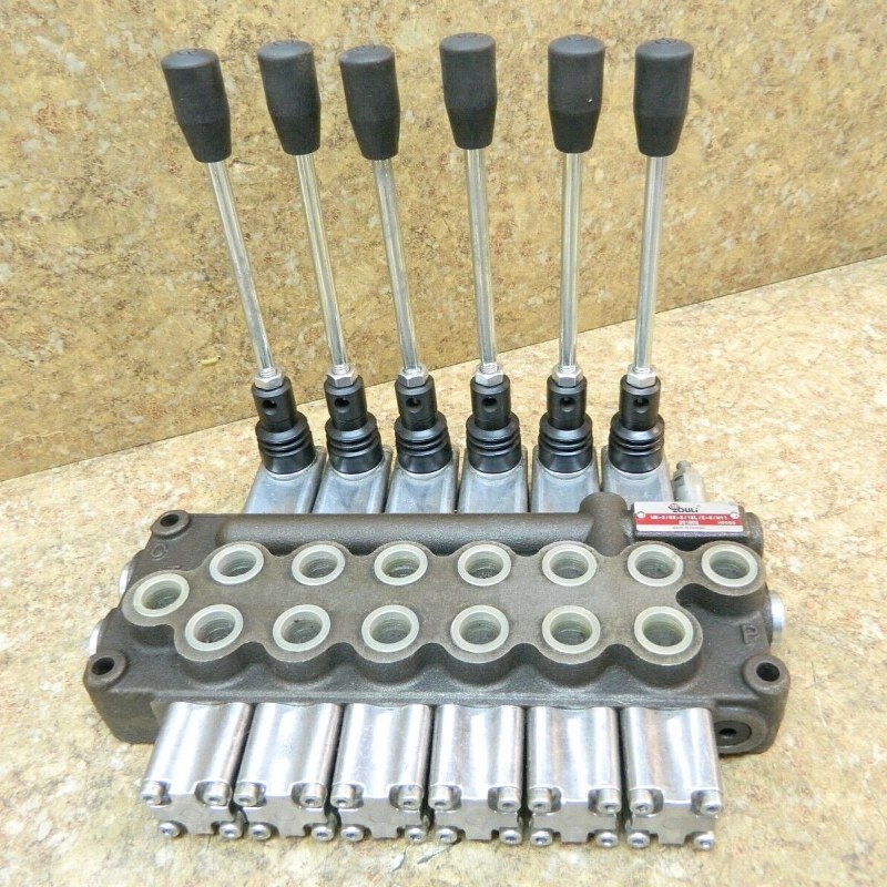 YOULI MB-3 Monoblock 3 Spool Double Acting Hydraulic Control Valve for Mobile Machinery and Industrial Equipment